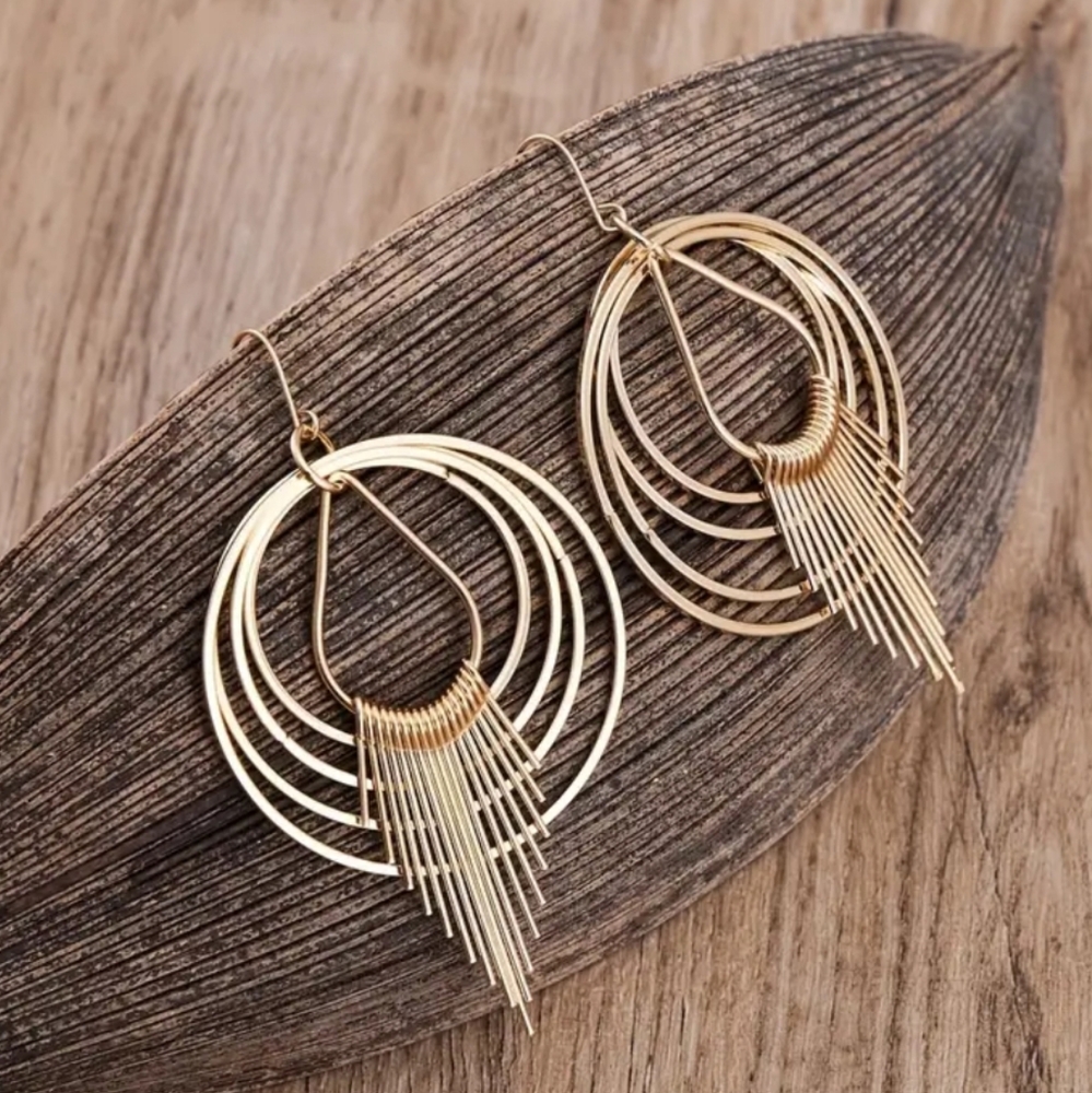 Elegant Gold Hoop Earrings